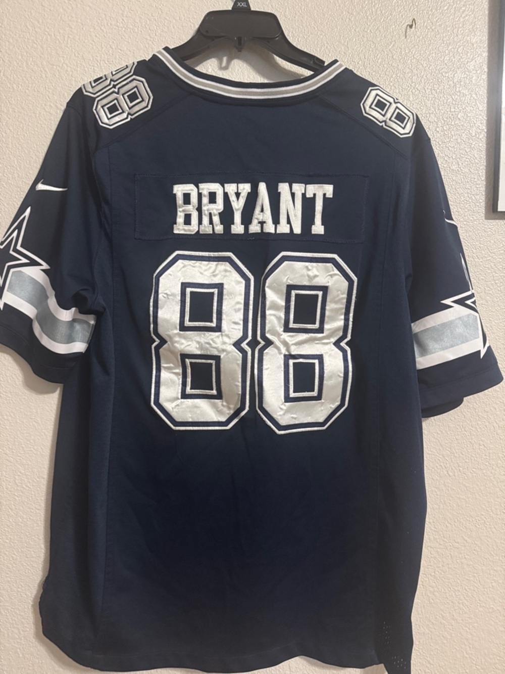 Nike Navy and White Cowboys NFL Football Jersey